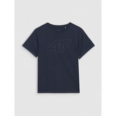 4F t-shirt dziecięcy koszulka dla dziewczynki oversize 4FJWMM00TTSHF2333 granatowy, Kolor: granatowy, Rozmiar: 152, 5 zdjęcie