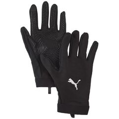 PUMA rękawiczki sportowe do biegania Player czarne, Kolor: czarny, Rozmiar: M