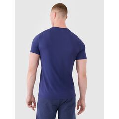 4F t-shirt do ćwiczeń koszulka męska 4FWSS25TFTSM1343 granatowa, Kolor: granatowy, Rozmiar: S, 3 zdjęcie