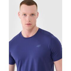 4F t-shirt do ćwiczeń koszulka męska 4FWSS25TFTSM1343 granatowa, Kolor: granatowy, Rozmiar: M, 4 zdjęcie