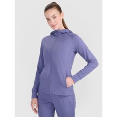 4F bluza damska dresowa sportowa treningowa z kapturem 4FRSS25TFSWF467 niebieska, Kolor: niebieski, Rozmiar: L