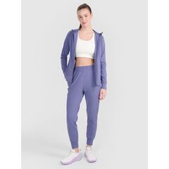 4F bluza damska dresowa sportowa treningowa z kapturem 4FRSS25TFSWF467 niebieska, Kolor: niebieski, Rozmiar: M, 2 zdjęcie