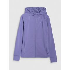 4F bluza damska dresowa sportowa treningowa z kapturem 4FRSS25TFSWF467 niebieska, Kolor: niebieski, Rozmiar: M, 5 zdjęcie