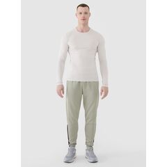 4F longsleeve koszulka z długim rękawem męska 4FWSS25TFLOM372 kremowy, Kolor: biały, Rozmiar: L, 4 zdjęcie