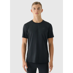 4F t-shirt do ćwiczeń koszulka męska 4FWSS25TFTSM1343 czarna, Kolor: czarny, Rozmiar: XL