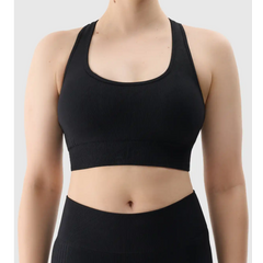 4F biustonosz sportowy damski do ćwiczeń 4FRSS25USBAF154 czarny, Kolor: czarny, Rozmiar: M/L