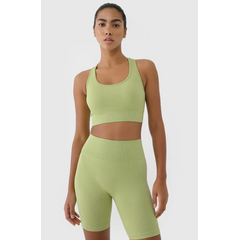 4F biustonosz sportowy damski do ćwiczeń 4FRSS25USBAF154 zielony, Kolor: zielony, Rozmiar: M/L, 4 zdjęcie