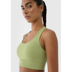 4F biustonosz sportowy damski do ćwiczeń 4FRSS25USBAF154 zielony, Kolor: zielony, Rozmiar: M/L, 3 zdjęcie