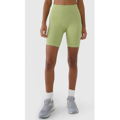 4F legginsy krótkie damskie do ćwiczeń 4FRSS25TFSTF022 zielone, Kolor: zielony, Rozmiar: XS/S, 4 zdjęcie