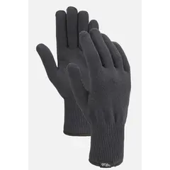 Rab rękawiczki unisex Stretch Knit Glove Black, Kolor: czarny, Rozmiar: M