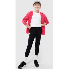 4F legginsy dziecięce bawełniane 4FJWMM00TTIGF220 czarne, Kolor: czarny, Rozmiar: 146, 5 zdjęcie