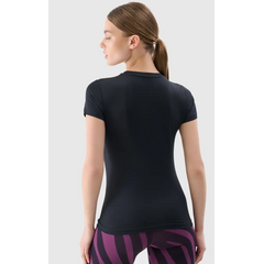 4F koszulka damska bezrękawnik treningowy 4FRSS25TFTSF1235 czarna, Kolor: czarny, Rozmiar: L, 4 zdjęcie