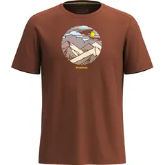 Smartwool T-shirt męski Active Short Sleeve Graphic Sable Brown, Rozmiar: S