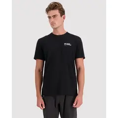 Mons Royale koszulka męska merino Icon T-Shirt -czarna, Kolor: czarny, Rozmiar: XL