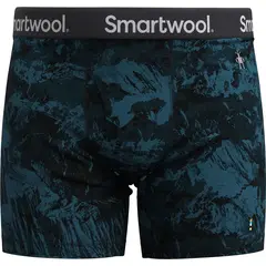 Smartwool bokserki męskie Merino Print Boxer Brief - Twilight Blue Mountain, Rozmiar: S