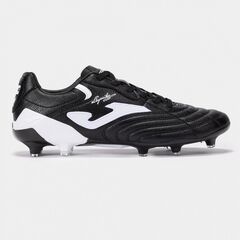 JOMA AGUILA CUP Buty piłkarskie męskie lanki na naturalną nawierzchnie ACUS2401FG czarne, Kolor: czarny, Waga: 1, Rozmiar: 43