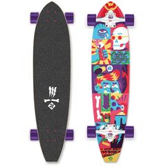 STREET SURFING Longboard Street Surfing Cut Kicktail 36' Comics