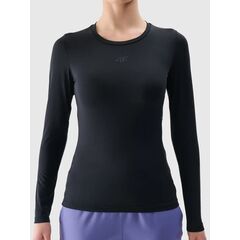 4F longsleeve damski koszulka z długim rękawem do ćwiczeń 4FRSS25TFLOF324 czarna, Kolor: czarny, Rozmiar: XS, 5 zdjęcie