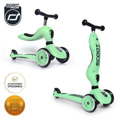 SCOOTANDRIDE Highwaykick 1 2w1 Jeździk i hulajnoga 1-5 lat zielona