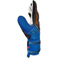 REUSCH rękawice bramkarskie Attrakt Solid, Kolor: niebieski, Rozmiar: 8,5, 4 zdjęcie