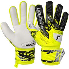 REUSCH rękawice bramkarskie Attrakt Grip Junior, Kolor: żółty, Rozmiar: 4