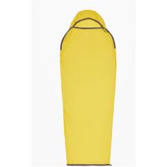 Wkładka do śpiwora SEA TO SUMMIT Reactor Sleeping Bag Liner Mummy ze ściągaczem, Kolor: żółty, Rozmiar: 198x78cm