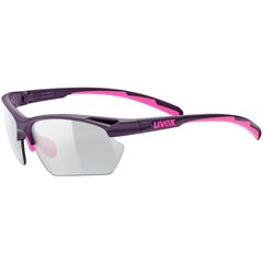 Okulary rowerowe UVEX Sportstyle 802 s V fioletowe