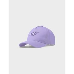 4F czapka z daszkiem bejsbolówka dziecięca 4FJWSS25ACABU388 fioletowa, Kolor: fioletowy, Rozmiar: one size