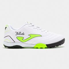 JOMA buty dziecięce do piłki nożnej turfy na orlik TOJS2502TF TOLEDO białe, Kolor: biały, Rozmiar: 38