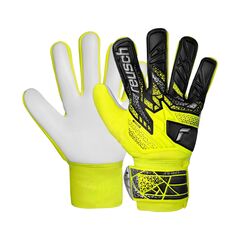 REUSCH rękawice bramkarskie Attrakt Starter Solid Junior, Kolor: żółty, Rozmiar: 5