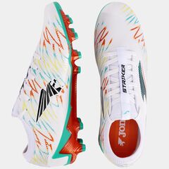 JOMA buty piłkarskie lanki męskie STRIS2502FG STRIKER białe, Kolor: biały, Rozmiar: 43, 4 zdjęcie