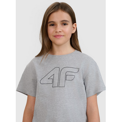 4F koszulka sportowa t-shirt 4FJWMM00TTSHF2333 szara, Kolor: szary, Rozmiar: 164, 3 zdjęcie