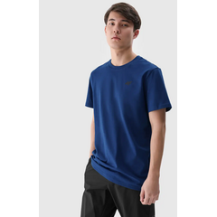 4F t-shirt męski koszulka bawełniana 4FWMM00TTSHM2256 niebieska, Kolor: niebieski, Rozmiar: S, 4 zdjęcie