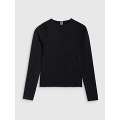 4F longsleeve koszulka z długim rękawem na jogę damska 4FWSS25TFLOF403 czarna, Kolor: czarny, Rozmiar: XS/S, 6 zdjęcie