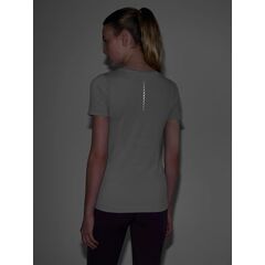 4F koszulka damska do biegania z odblaskami F0953 szara, Kolor: szary, Rozmiar: XS/S, 2 zdjęcie