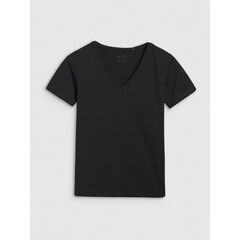 4F t-shirt bawełniany slim koszulka do ćwiczeń 4FWSS25TTSHF1990 czarna, Kolor: czarny, Rozmiar: M, 5 zdjęcie