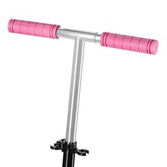 NILS EXTREME hulajnoga młodzieżowa z kauczukowymi kołami HM1302 czarna/różowa, Kolor: różowa, Waga: 4kg, 4 zdjęcie