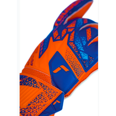 REUSCH rękawice bramkarskie Attrakt Solid Junior, Kolor: pomarańczowy, Rozmiar: 7, 2 zdjęcie