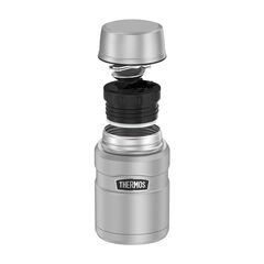 THERMOS termos na jadzenie z składaną łyżeczką niebieski