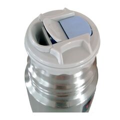 THERMOS termos na gorące napoje z kubkiem srebrny
