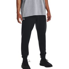 UNDER ARMOUR spodnie dresowe męskie joggery Rival Fleece czarne, Kolor: czarny, Rozmiar: XL