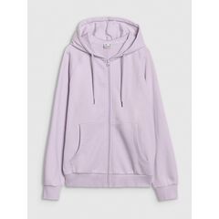 4F bluza damska dresowa z kapturem 4FWSS25TSWSF1541 fioletowa, Kolor: fioletowy, Rozmiar: XS, 6 zdjęcie