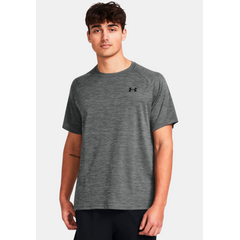 UNDER ARMOUR koszulka treningowa męska t-shirt Tech SS szara, Kolor: szary, Rozmiar: L