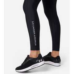 UNDER ARMOUR legginsy damskie treningowe Tech Branded czarne, Kolor: czarny, Rozmiar: L, 2 zdjęcie