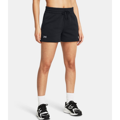 UNDER ARMOUR spodenki dresowe damskie Rival Fleece czarne, Kolor: czarny, Rozmiar: L
