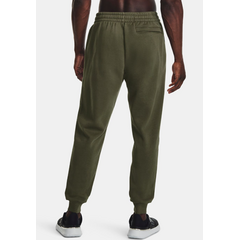 UNDER ARMOUR spodnie dresowe męskie joggery Rival Fleece zielone, Kolor: zielony, Rozmiar: L, 6 zdjęcie