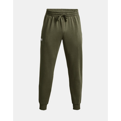 UNDER ARMOUR spodnie dresowe męskie joggery Rival Fleece zielone, Kolor: zielony, Rozmiar: L, 3 zdjęcie