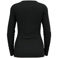 ODLO Koszulka damska BL TOP crew neck l/s MERINO 200 czarna, Kolor: czarny, Rozmiar: L, 3 zdjęcie