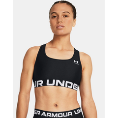UNDER ARMOUR biustonosz sportowy do ćwiczeń HG Mid czarny, Kolor: czarny, Rozmiar: L