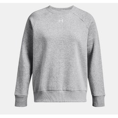 UNDER ARMOUR bluza damska dresowa  Rival Fleece Crew szara, Kolor: szary, Rozmiar: L, 2 zdjęcie